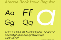 Abrade Book Italic