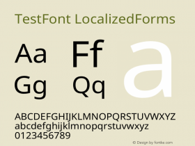 TestFont