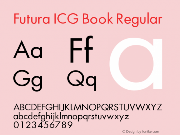 Futura ICG Book