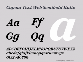 Caponi Text Web