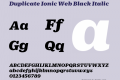 Duplicate Ionic Web Black