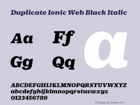 Duplicate Ionic Web Black