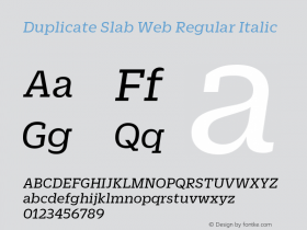 Duplicate Slab Web