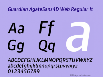 Guardian AgateSans4D Web