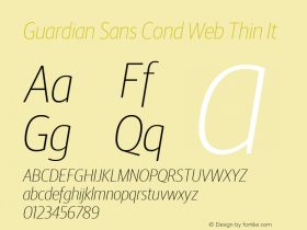 Guardian Sans Cond Web