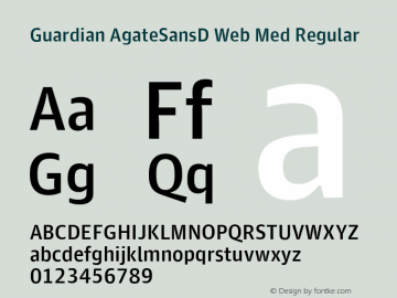 Guardian AgateSansD Web Med