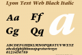 Lyon Text Web Black