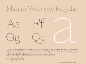 Marian Web 1757