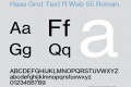 Haas Grot Text R Web