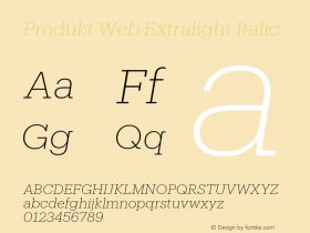 Produkt Web Extralight