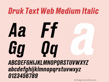 Druk Text Web Medium