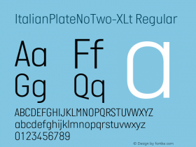 ItalianPlateNoTwo-XLt