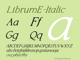 LibrumE-Italic