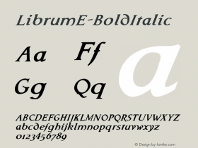 LibrumE-BoldItalic
