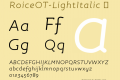 RoiceOT-LightItalic