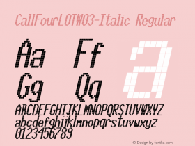 CallFourLOT-Italic