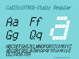 CallSixOT-Italic