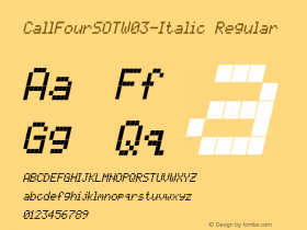 CallFourSOT-Italic