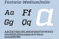 Factoria-MediumItalic