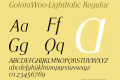 Golota-LightItalic