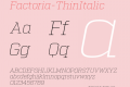 Factoria-ThinItalic