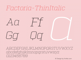 Factoria-ThinItalic