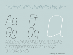 Politica-ThinItalic