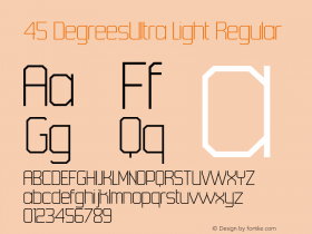 45 DegreesUltra Light