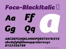 Foco-BlackItalic