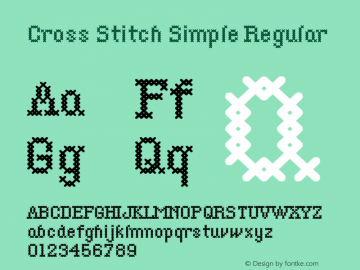 Cross Stitch Simple