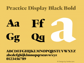 Practice Display Black