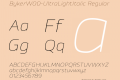 Byker-UltraLightItalic