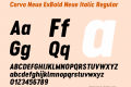 Cervo Neue ExBold Neue Italic