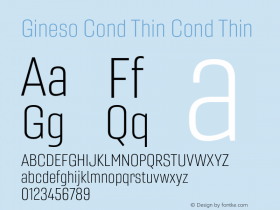 Gineso Cond Thin