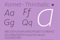 Komet-ThinItalic