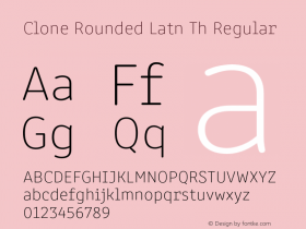 Clone Rounded Latn Th