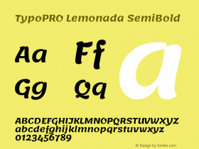TypoPRO Lemonada