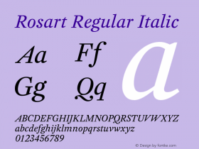 Rosart Regular