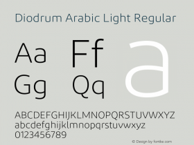 Diodrum Arabic Light