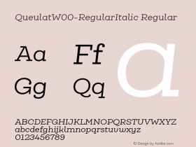 Queulat-RegularItalic