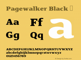 Pagewalker Black