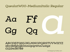 Queulat-MediumItalic