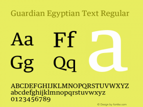 Guardian Egyptian Text