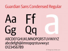 Guardian Sans Condensed