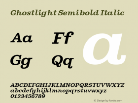 Ghostlight Semibold