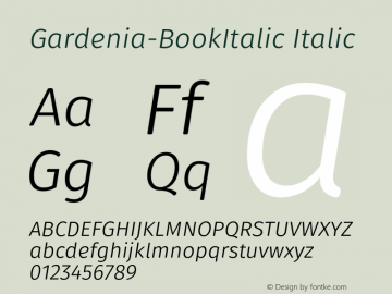 Gardenia-BookItalic