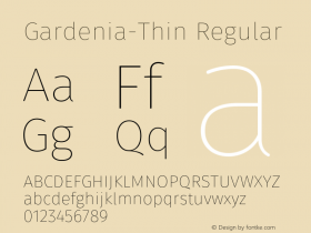 Gardenia-Thin