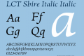LCT Sbire Italic