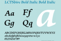 LCTSbire Bold Italic