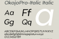 OkojoPro-Italic